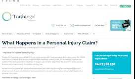 
							         Bringing a Personal Injury Claim - Truth Legal								  
							    
