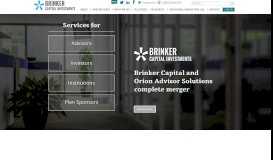 
							         Brinker Capital								  
							    