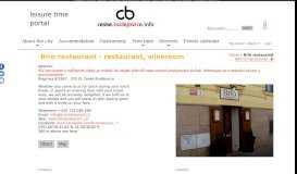 
							         Brio restaurant - restaurant, wineroom - Ceske.Budejovice.info ...								  
							    