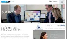 
							         Brisbane Girls Grammar School Case Study - Website Development								  
							    