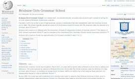 
							         Brisbane Girls Grammar School - Wikipedia								  
							    