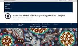 
							         Brisbane Water Secondary College Umina Campus: Home								  
							    