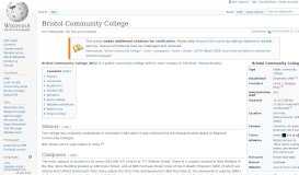 
							         Bristol Community College - Wikipedia								  
							    