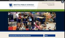 
							         Bristol Public Schools: Home								  
							    