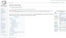 
							         Britam Holdings Limited - Wikipedia								  
							    