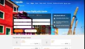 
							         British Airways flights: information, deals and reviews - Opodo								  
							    