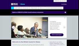 
							         British Council | Ghana								  
							    