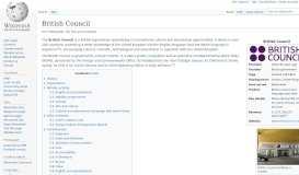 
							         British Council - Wikipedia								  
							    