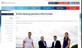 
							         British Rowing partners with Pulsant - British Rowing								  
							    