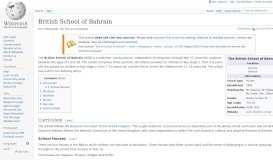 
							         British School of Bahrain - Wikipedia								  
							    