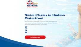 
							         British Swim School Hudson Waterfront								  
							    