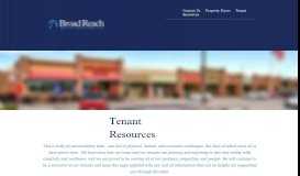 
							         broadreach | Tenant Portal - Broad Reach Retail Partners, LLC								  
							    