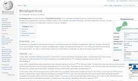 
							         Broadspectrum - Wikipedia								  
							    