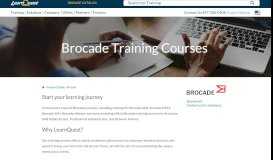 
							         Brocade Training - LearnQuest								  
							    