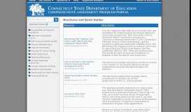 
							         Brochures and Quick Guides - CSDE Comprehensive Assessment ...								  
							    