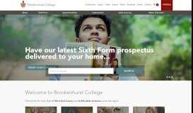 
							         Brockenhurst College | Brock is one of the most successful Sixth Form ...								  
							    