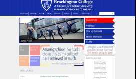 
							         Brockington College | Learning to Live Life to the Full								  
							    
