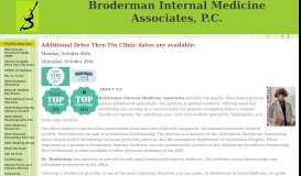 
							         Broderman Internal Medicine Associates, P.C.								  
							    