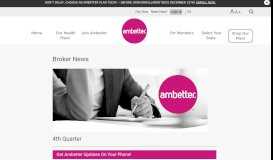 
							         Broker News - Ambetter								  
							    