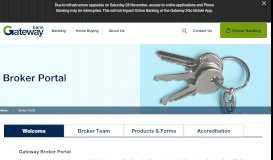 
							         Broker Portal - Gateway Bank								  
							    