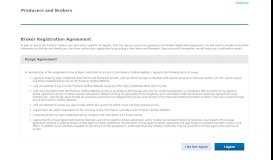 
							         Broker Registration Agreement								  
							    