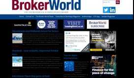 
							         Broker World - For the Professional Business Finance Broker								  
							    
