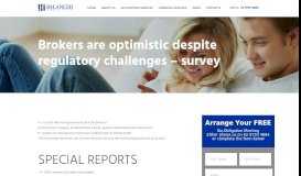 
							         Brokers are optimistic despite regulatory challenges – survey ...								  
							    