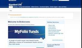 
							         Brokerzone - Standard Life - support for financial advisers ...								  
							    
