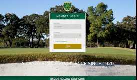 
							         Brook Hollow Golf Club Homepage								  
							    