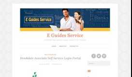 
							         Brookdale Associate Self Service Login Portal – E Guides Service								  
							    