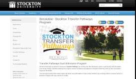 
							         Brookdale - Stockton Transfer Pathways Program - Admissions ...								  
							    