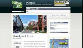 
							         Brookland Press - UrbanTurf								  
							    