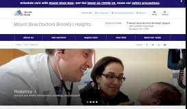 
							         Brooklyn Heights Medical Services & Doctors | Mount Sinai - New York								  
							    