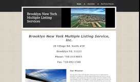 
							         Brooklyn New York Multiple Listing Services								  
							    