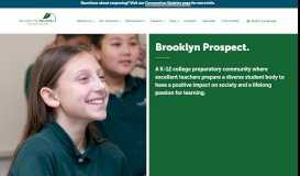 
							         Brooklyn Prospect Charter School: Home								  
							    
