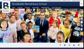 
							         Brookside Elementary School / Homepage								  
							    