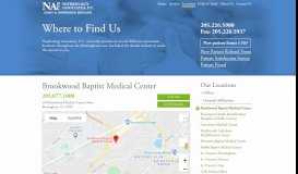 
							         Brookwood Baptist Medical Center - Nephrology Associates, PC ...								  
							    