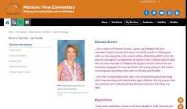 
							         Brown, Glenda - First Grade / Teacher Homepage								  
							    