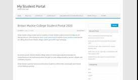
							         Brown Mackie college student portal reviews and all - My Student Portal								  
							    