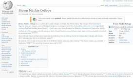 
							         Brown Mackie College - Wikipedia								  
							    