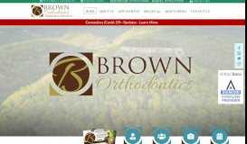 
							         Brown Orthodontics | Orthodontist Bentonville Rogers AR								  
							    