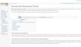 
							         Brownsville Elementary School - Cvillepedia								  
							    