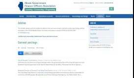 
							         Browse all job listings - Jobline - IGFOA: Illinois Government Finance ...								  
							    