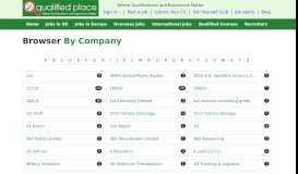 
							         Browse by Companies - Qualified Place								  
							    