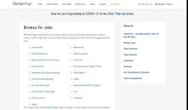 
							         Browse for Jobs | Michael Page								  
							    