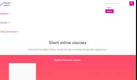 
							         Browse Free Online Courses - FutureLearn								  
							    