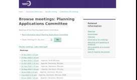 
							         Browse meetings: Planning Applications Committee - Merton Council								  
							    