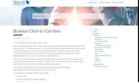 
							         Browser Click-to-Call links – StarLeaf Knowledge Center								  
							    