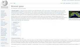 
							         Browser game - Wikipedia								  
							    
