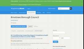 
							         Broxtowe Borough Council - view and make Freedom of Information ...								  
							    